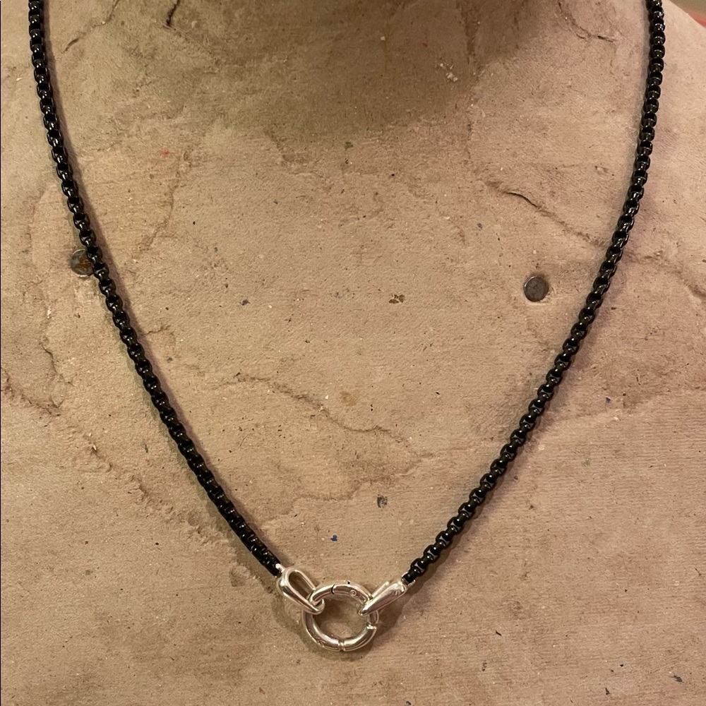 David Yurman Ring Charm Necklace